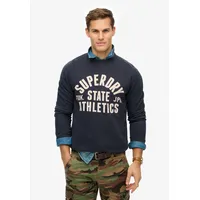 Superdry Athletic Ess Sweatshirt - Bradley Navy - L