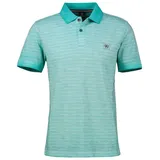 Lerros Gestreiftes Poloshirt in Großen Größen - Coastal Blue - 3XL