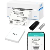 ORGSTA DHL Etikettendrucker 4x6 Thermodrucker Selbstklebend Labeldrucker