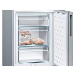 Bosch Serie 4 KGV39VLEAS Kühl-Gefrierkombination (343 l, 2010 mm hoch, Edelstahl)