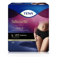 TENA Silhouette Lady Pants - 54 Inkontinenzslips - Gr. L - schwarz - Inkontinenz