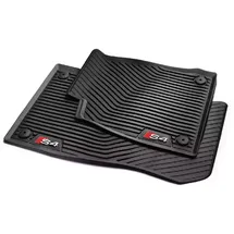 Audi 4K1061221A041 Gummi Fußmatten 2X vorn Gummimatten Allwettermatten rot/schwarz, mit S6 Schriftzug