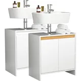 VCM Holz Badunterschrank Malira