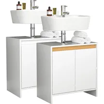 VCM Holz Badunterschrank Malira