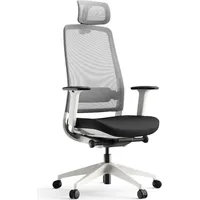 Yaasa Chair Expert Bürostuhl Ergonomisch mit Kopfstütze, Weiß –