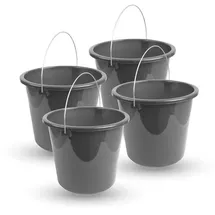 ProHome Putzeimer 5 Liter grau 4 St.