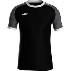 JAKO Trikot Iconic kurzarm (schwarz/anthrazit / Größe 128 / Kinder)