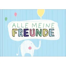 Nova MD Alle meine Freunde Hochwertiges Freundebuch für Mädchen und Jungen zum Ausfüllen und Ausmalen im DIN A5-Format