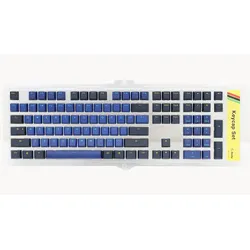 Ducky Horizon, Tastaturkappe, Polybutylene terephthalate (PBT), Schwarz, Blau