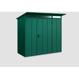 Hörmann Ecostar Gerätehaus Elegant-P 2,38 x 1,08 m Moosgrün