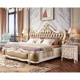 Klassischer Schlafzimmer Luxus Set 3tlg Bett + 2х Nachttische neu