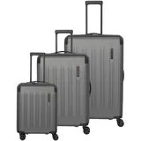 Travelite Dynamiic Koffer-Set 3-tlg. anthrazit/schwarz
