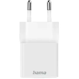 Hama USB-C, PD/Qualcomm®, Mini-Ladegerät, 20 W, Weiß