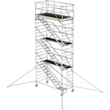 Günzburger Munk Rollgerüst SG 1,35 x 3,0 m mit Schrägaufstiegen & Ausleger Plattformhöhe 6,43 m