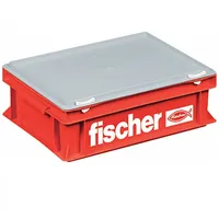 Fischer Handwerker Koffer klein Werkzeugkasten in Schwarz
