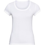Odlo Damen Active F-dry Light Eco_141161 Funktionsunterwäsche Kurzarm Shirt, Weiß, S