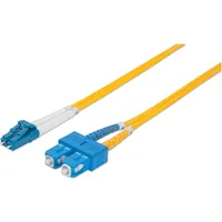 Intellinet Network Solutions Intellinet Glasfaser LWL-Anschlusskabel, Duplex, Singlemode OS2, 2 (M) gelb