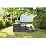 GARANTIA Ergo Quadro M 80 x 60 x 25 cm Grau