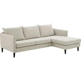 Atlantic Home Collection Ecksofa »Rekvik L-Form« mit Wellenunterfederung, Ottomane beidseitig montierbar