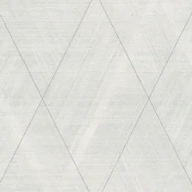 Profhome 388243-GU 3D Tapete Chevron Muster schimmernd Grau Silber Weiß 0,53 m x 10,05 m 5,33 m2 Grau