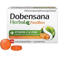 DOBENSANA Dobensana Herbal Honig Vitamine C Zink Pastil.
