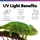 Exo Terra TerraSky UV-LED 10W, - UVB LED-Leuchte für Terrarien, individuell steuerbares Lichtspektrum, Fernbedienung, IP54, inkl. Timer