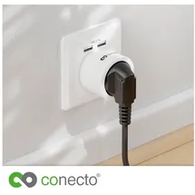 conecto Funksteckdose 2300 Watt Weiß 4 St.