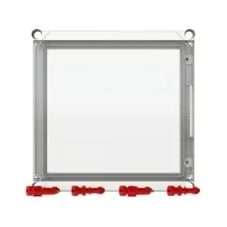 Striebel & John V43CPNJ6_R Klappdeckel 440x320x50mm mit roten Schrauben 4TBV854201C0100 V43CPNJ6R - 2 Stück