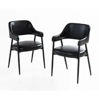 hardin 1fachgut Esstischstühle 53,5 x 55 x 85 cm Schwarz