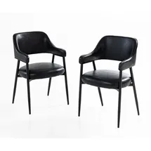 hardin 1fachgut Esstischstühle 53,5 x 55 x 85 cm Schwarz