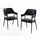hardin 1fachgut Esstischstühle 53,5 x 55 x 85 cm Schwarz