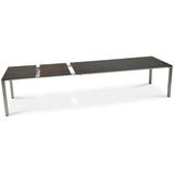 Sit Mobilia Auszugstisch Manhattan Edelstahl - 210/270/330 x 95 cm 2x Einlegeplatte Dekton Orix