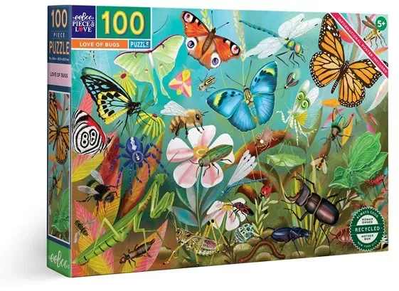 Puzzle 100 pcs - Love of Bugs