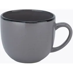 Cosy & Trendy Speckle Grey Tasse schwarzer Rand 240ml