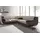 TRENDMANUFAKTUR Ecksofa Rondo 3 Kunstleder 3-Sitzer Beige