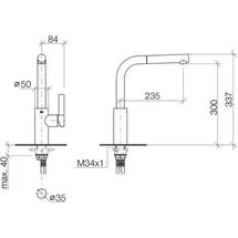 Dornbracht Elio platin matt  33 840 790-06