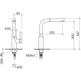 Dornbracht Elio platin matt  33 840 790-06