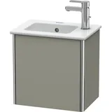 Duravit Waschtischunterschrank wandhängend „XSquare“ 41 × 40 × 28,9 cm, in Steingrau Seidenmatt