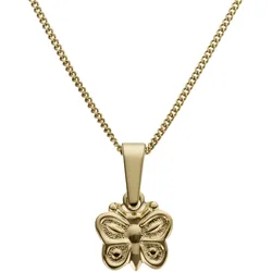 Ketten-Anhänger FIRETTI "Schmuck Geschenk Gold 333 Halsschmuck Anhänger Halskette Butterfly", gold (gelbgoldfarben), Schmuckanhänger, Mädchen, Gelbgold 333, 0,35 g, Made in Germany
