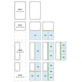APS GN-Behälter silber 1,25 l, 1 St.