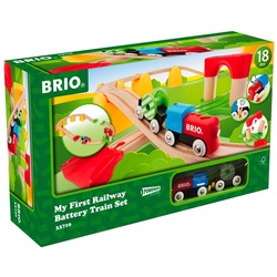 BRIO® Spielzeugeisenbahn-Lokomotive Brio Eisenbahn Meine erste Brio Bahn Set Batterielok 25 Teile 33710