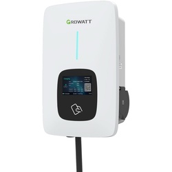 Growatt THOR 22AS-S Wallbox 3-phasig mit RFID-Karte, Steckdose