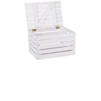 iWerk Aufbewahrungstruhe Sven 40 x 34 x 26 cm 26-tlg. weiß