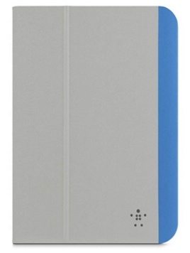 Belkin Slim Style 20,1 cm (7.9 Zoll) Folio Blau, Grau