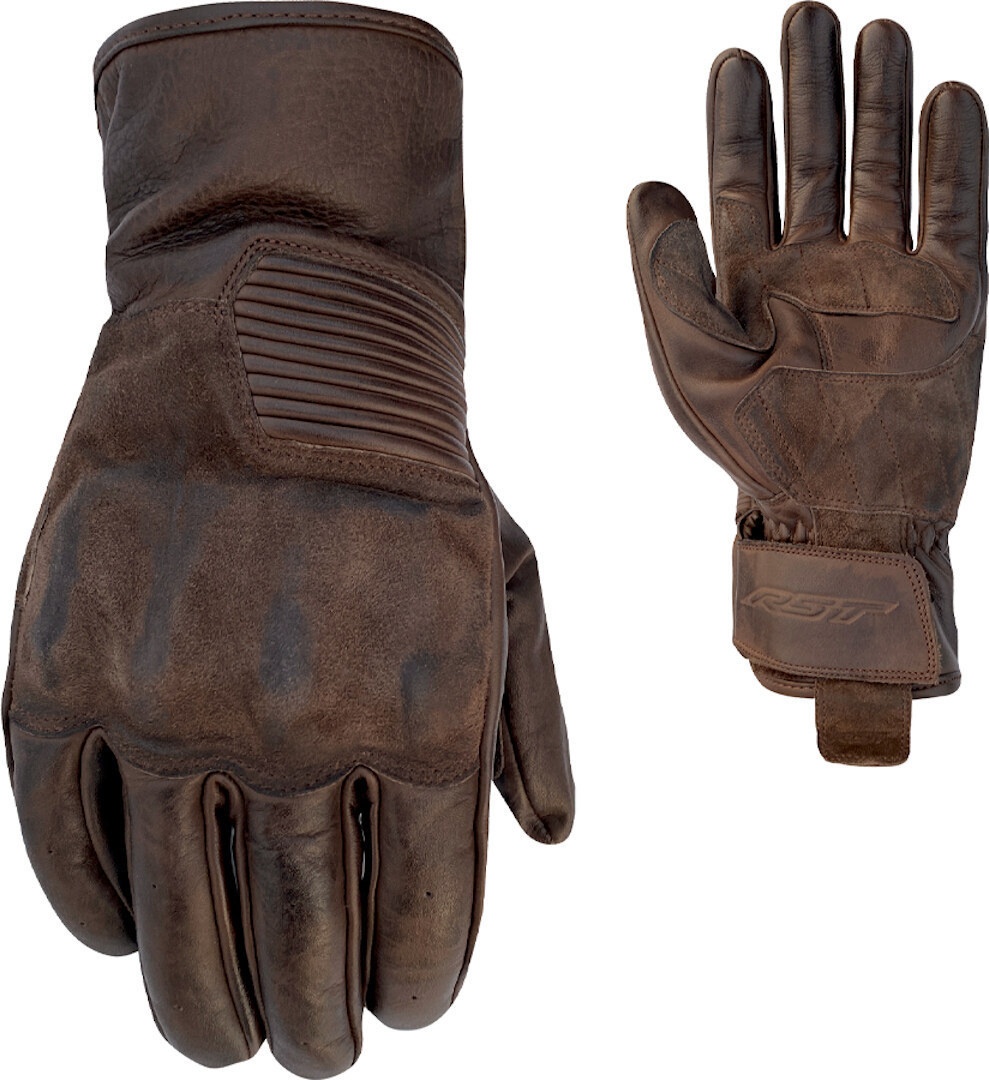 RST Crosby Handschoenen van de motorfiets, bruin, M