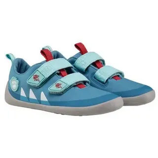 Affenzahn Barfußschuh Lucky Hai Hellblau / Rot 35
