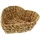 Frank Flechtwaren Frank-Flechtwaren Obstschale Herz, Wasserhyazinthe, natur, 30 x 10 cm