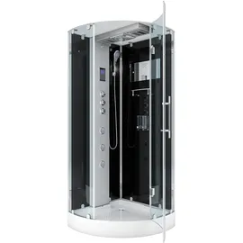 AcquaVapore D37-13R1-EC Dusche Duschtempel Komplett Duschkabine -Th. 90x90 MIT 2K Scheiben Versiegelung