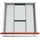 Blum Orga-line Besteckeinsatz Facheinteilungs-set 450-599 mm x 500 mm