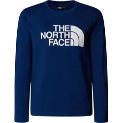 The North Face Teen Easy Long Sleeve Tee estate blue (D1R) XL